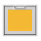 Hestan AGAD24 single access door with gold panel