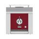 Single side burner with red control panel and side control dial