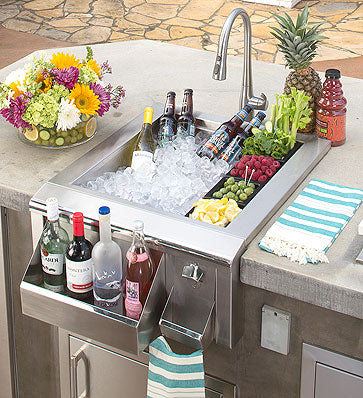 Alfresco Versa Sink and Beverage Center, 24-Inch