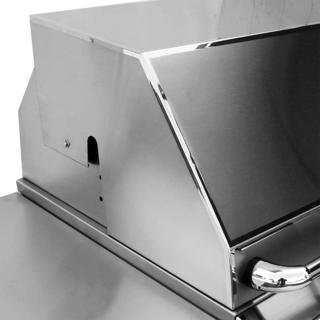 Solaire AGBQ-30 30-Inch Deluxe Freestanding Grill on 2-Door Cart with Rotisserie