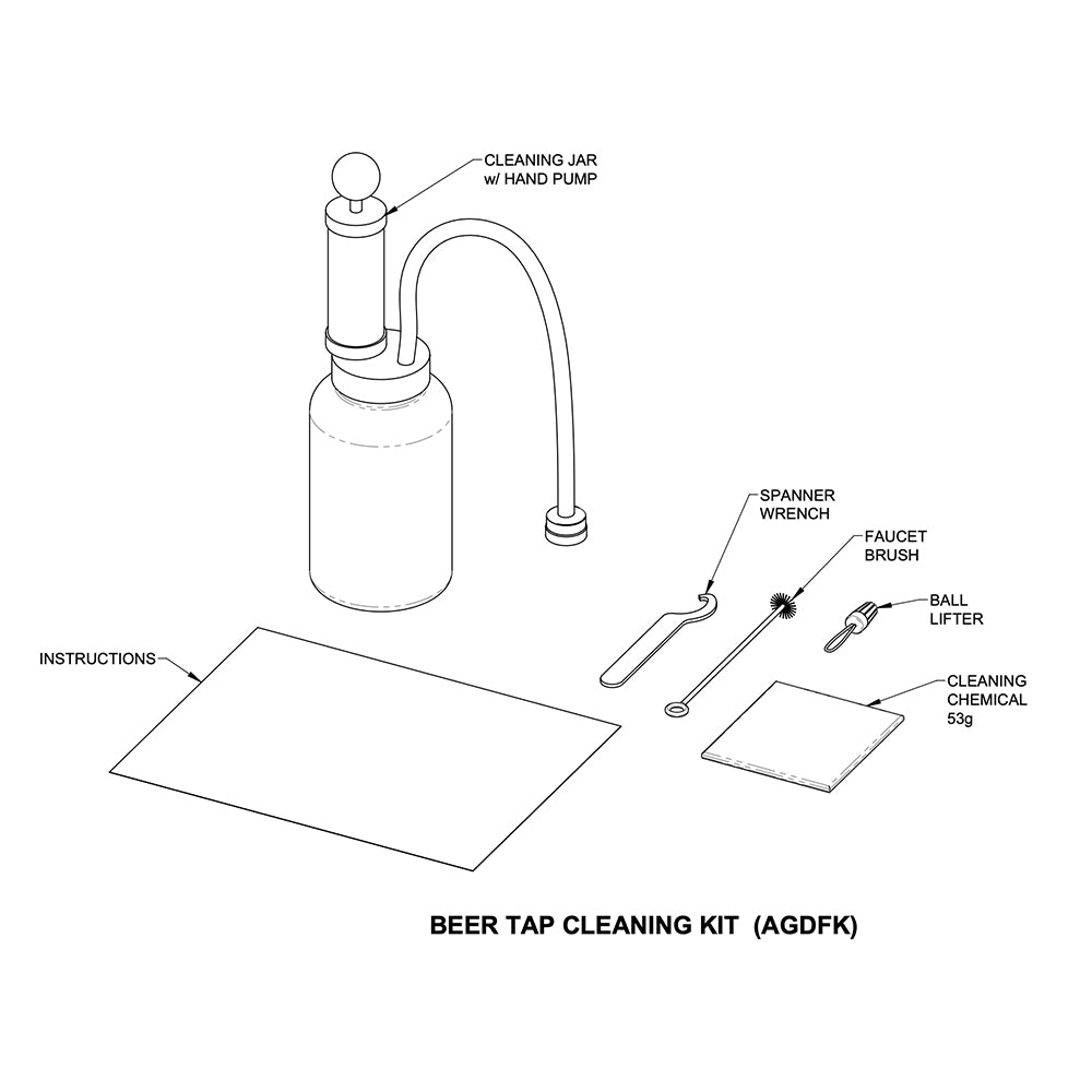 Hestan Beer Dispenser Flush Kit