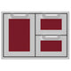 Hestan AGSDR30 Double Drawer and Storage Door Combo, 30-Inches