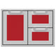 Hestan AGSDR30 Double Drawer and Storage Door Combo, 30-Inches