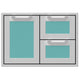 Hestan AGSDR30 Double Drawer and Storage Door Combo, 30-Inches