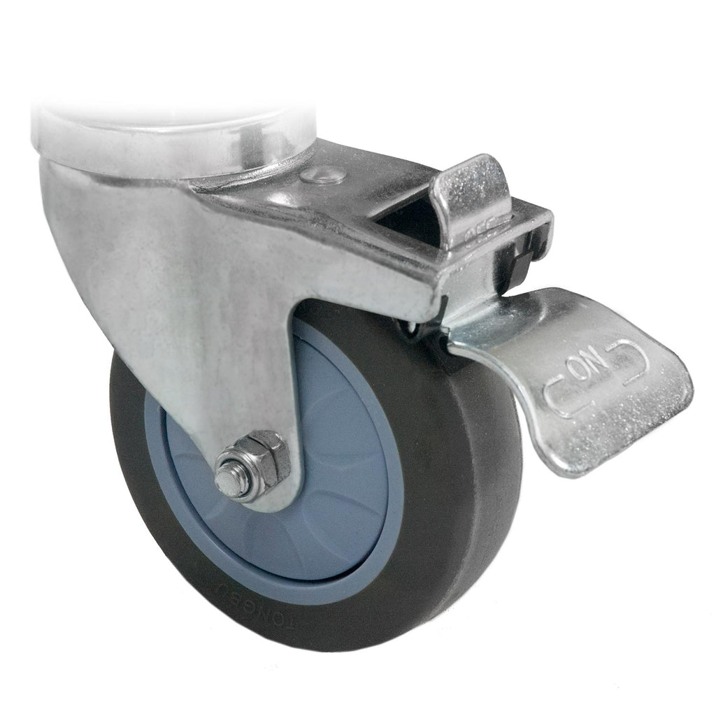 Primo CJRC Junior Oval Ceramic Charcoal All-In-One Kamado Grill Head on Wheeled Cradle