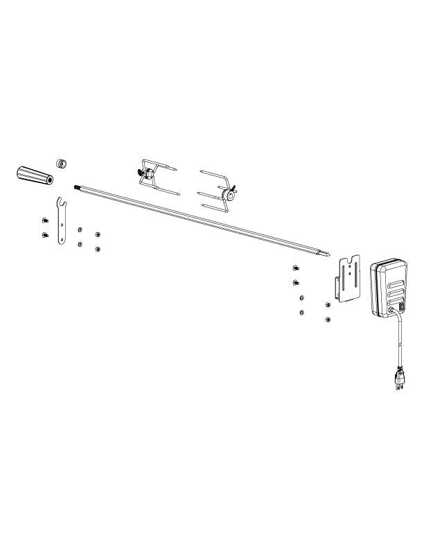 Artisan Rotisserie Kit for Artisan 36-Inch Grills
