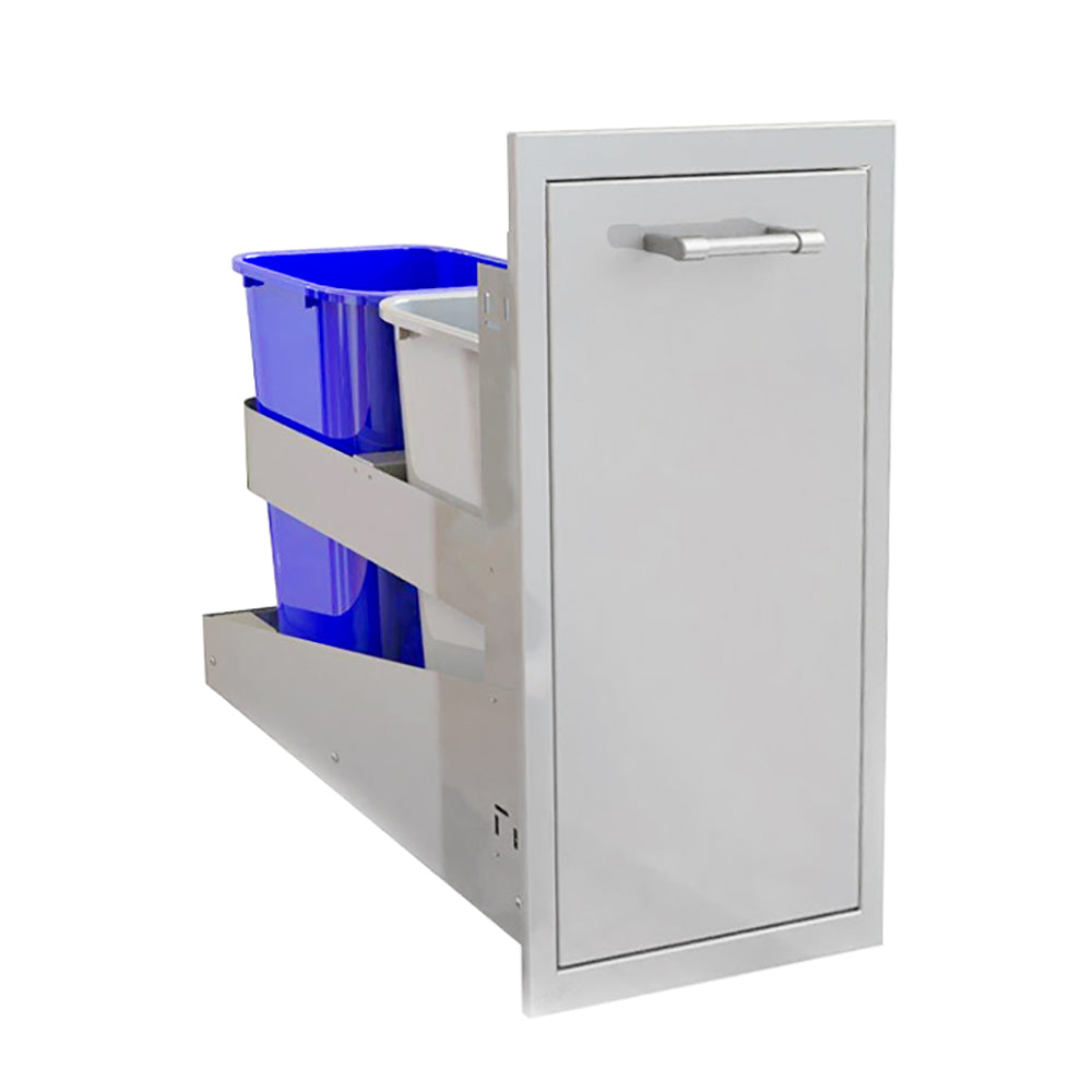 Artisan Roll-Out Double Trash Drawer, 20-Inch