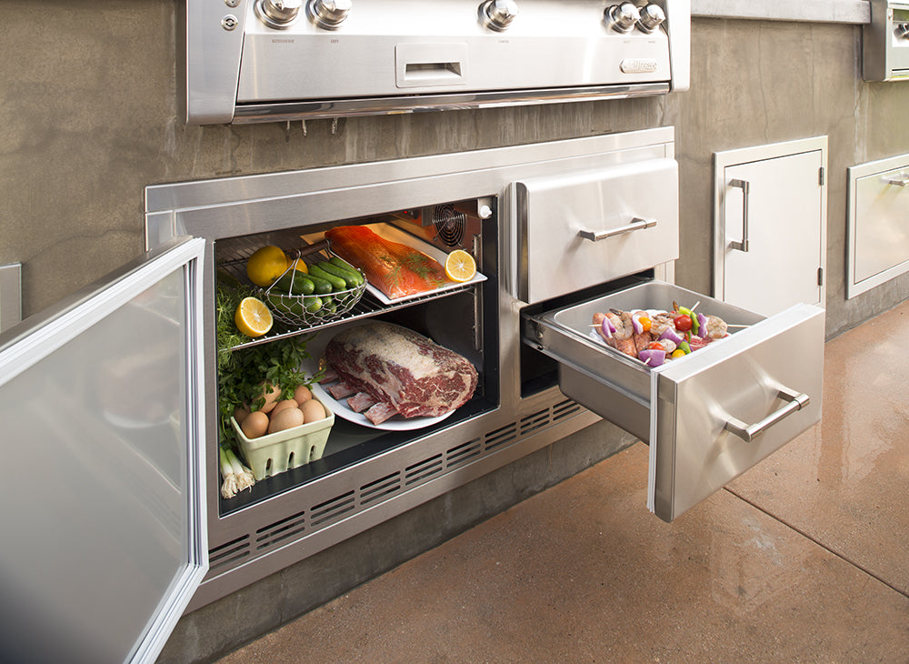 Alfresco Under-Grill Refrigerator, Built-In, 42-Inch