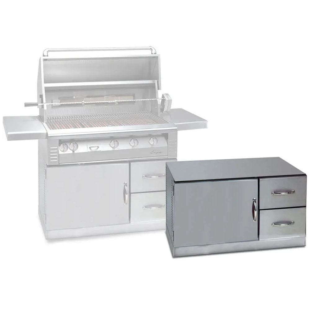 Alfresco Under-Grill Refrigerator, Cart Model, 56-Inch