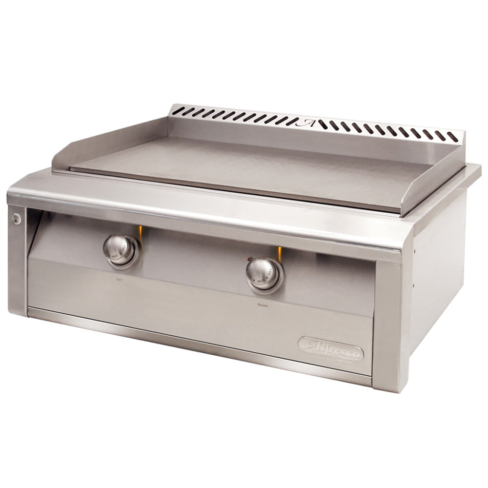 Alfresco 30-Inch Dual-Zone Built-In Griddle
