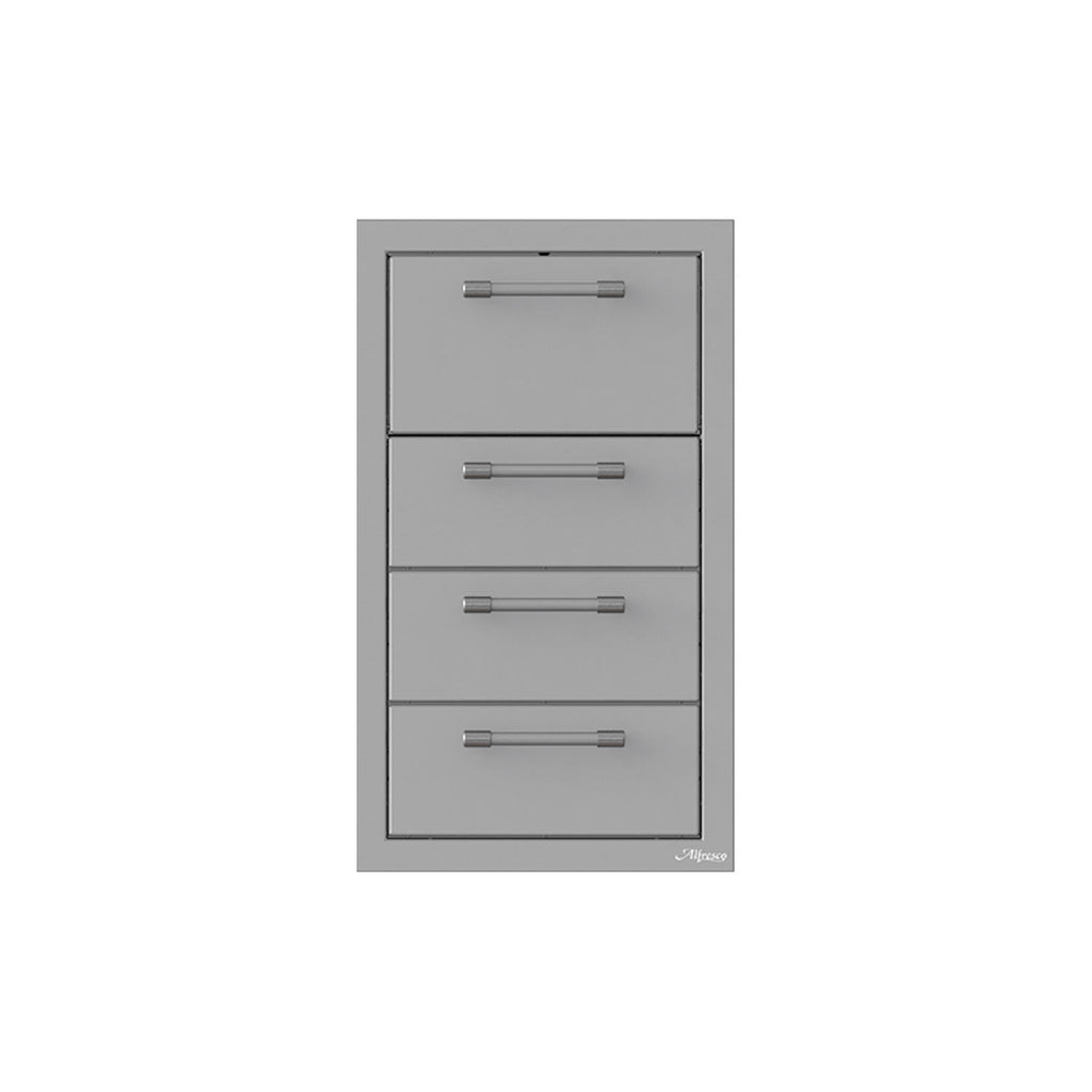 Alfresco Triple Drawer and Towel Holder Combo, 17-Inch