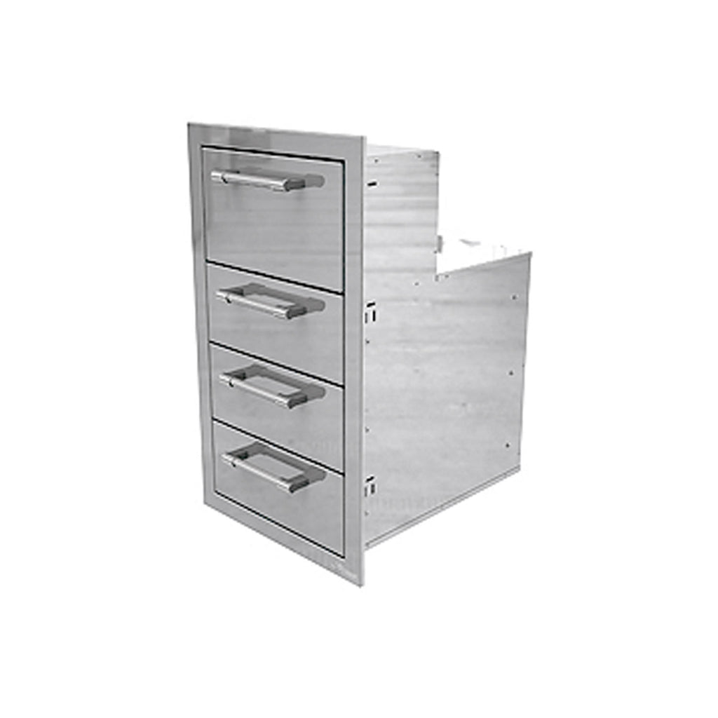 Alfresco Triple Drawer and Towel Holder Combo, 17-Inch