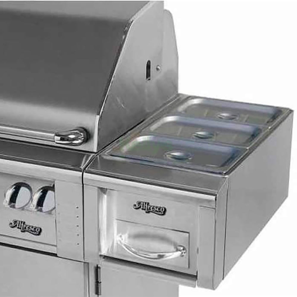 Alfresco Cart Mount Food Warmer, 14-Inch