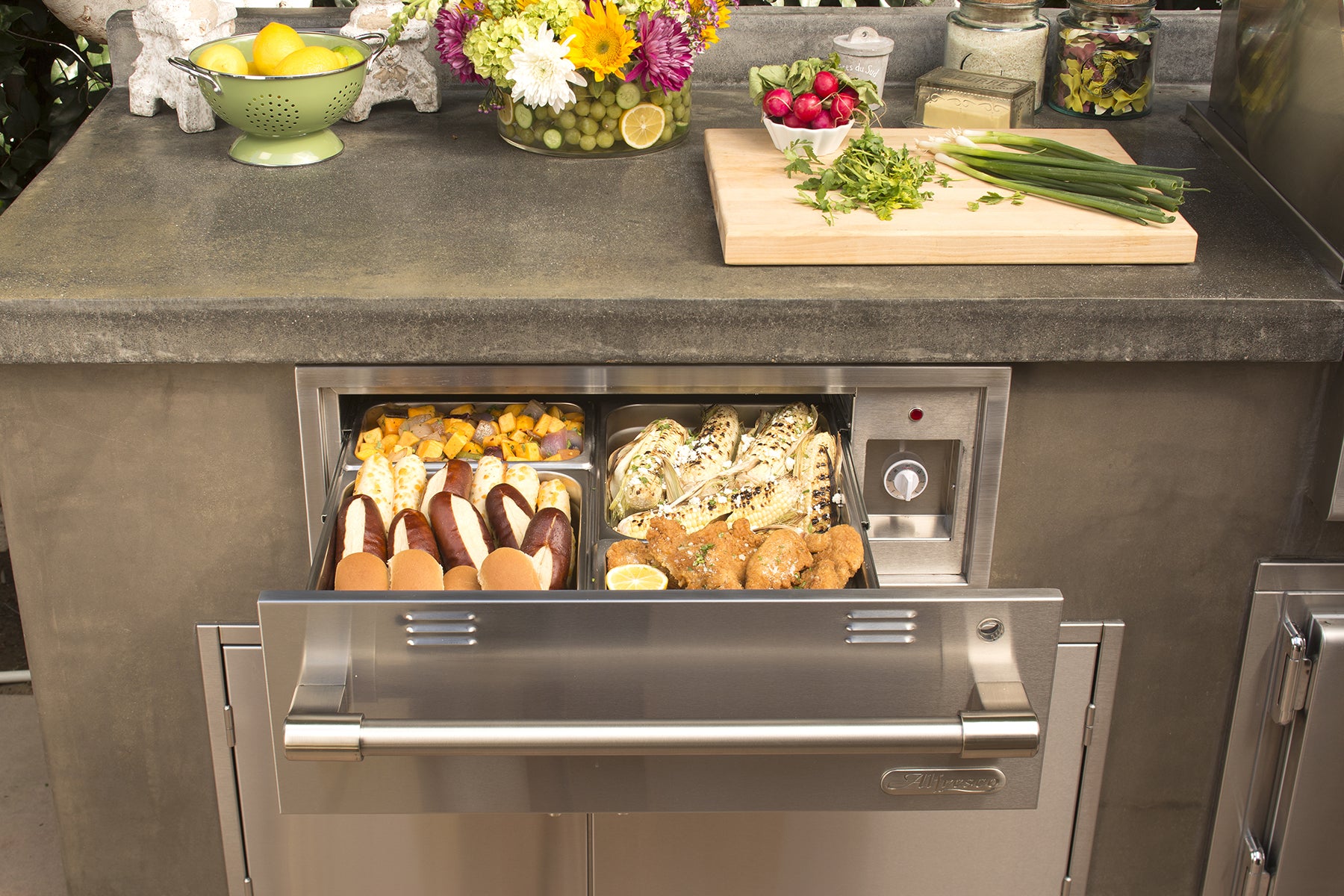 Alfresco Electric Warming Drawer, 30-Inch