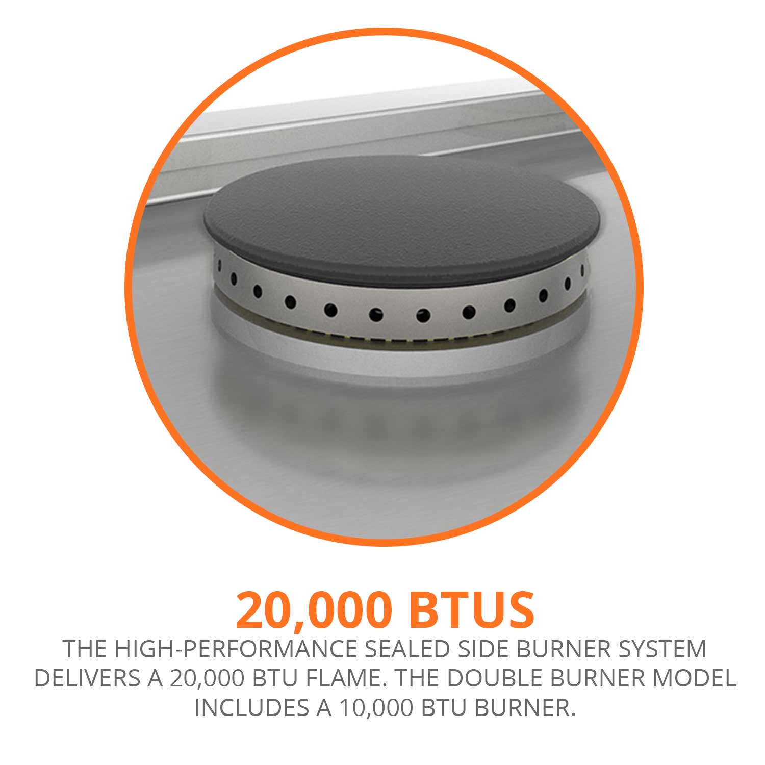 Aspire by Hestan AEB122 Double Side Burner