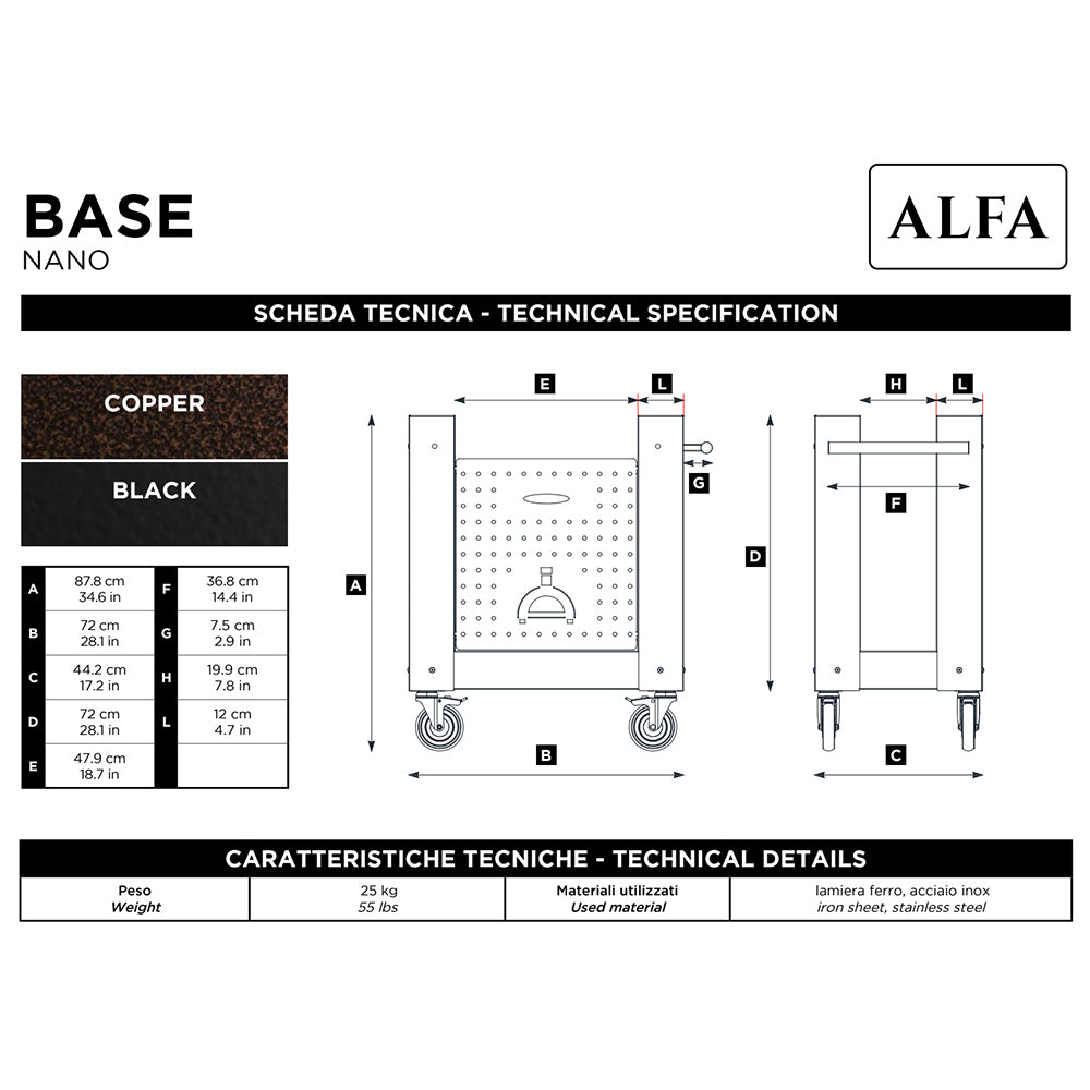 Alfa Nano Base, Black