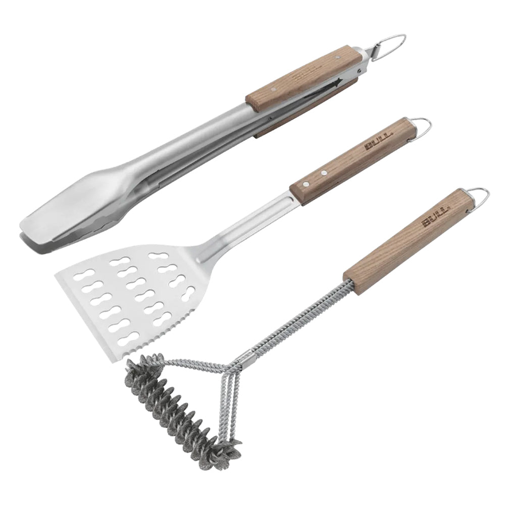 Bull 3 Piece Wooden Handle Tool Set