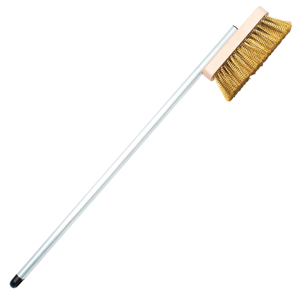 Bull Short Handled Brass Pizza Oven Brush