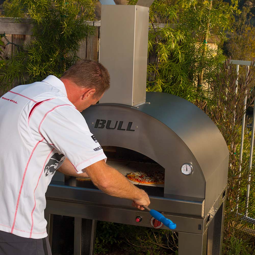 Bull BG-7765x Extra Large Gas Fired Italian Pizza Oven on Cart