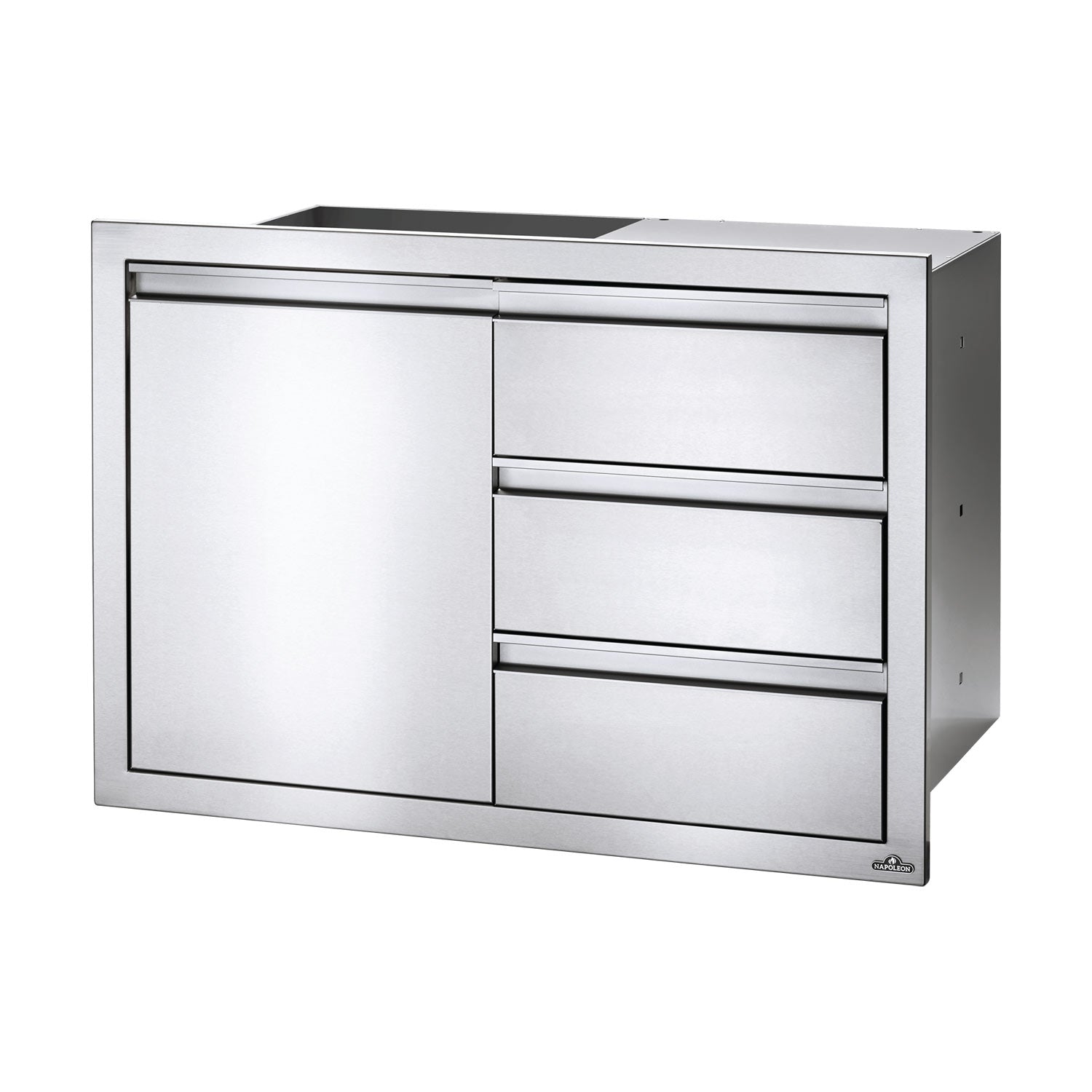Napoleon Single Door & Triple Drawer Combo, 36x24-Inches