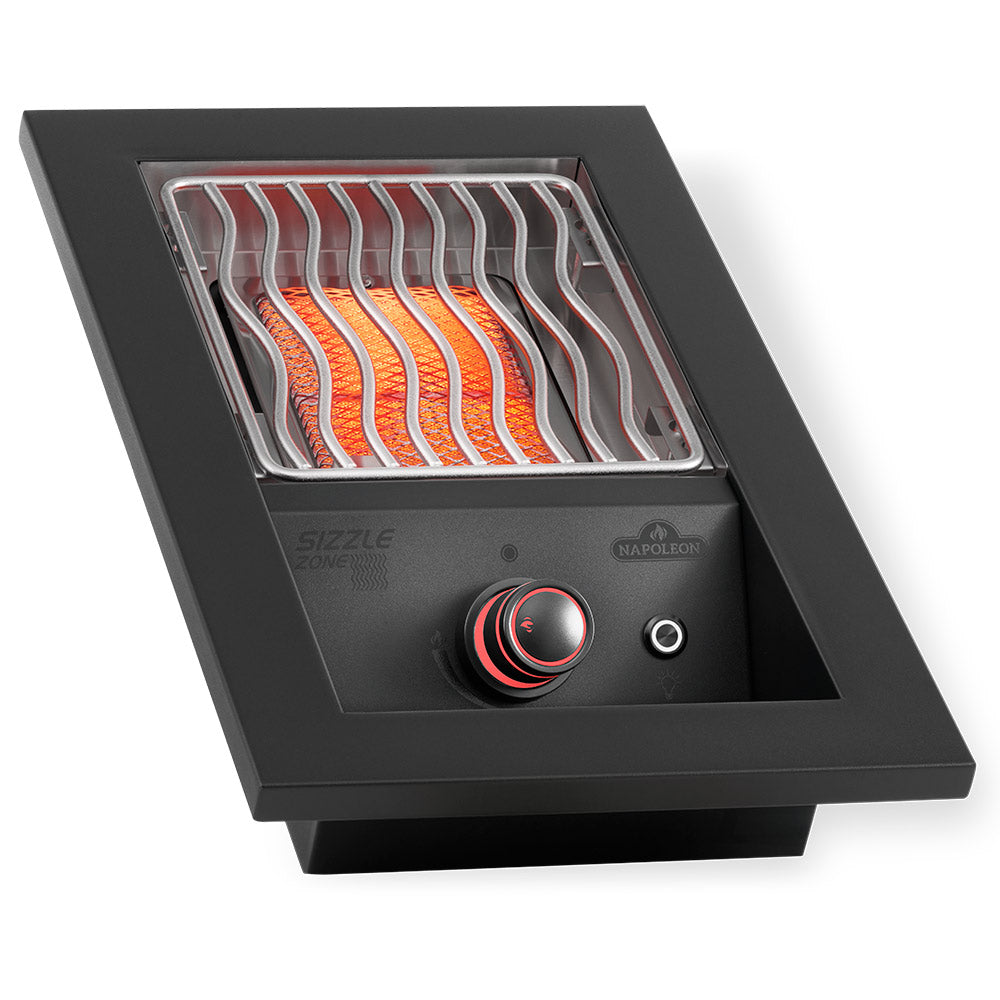 Napoleon Matte Black Built-In 700 Series 10-Inch Single Infrared Burner
