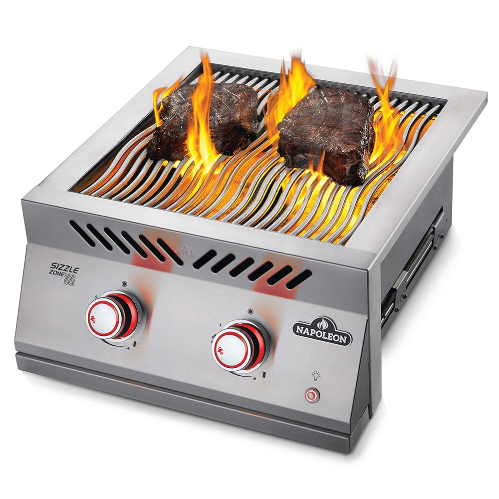 Napoleon BIB18IRSS Stainless Steel Built-In 700 Series 18-Inch Dual Infrared Burner