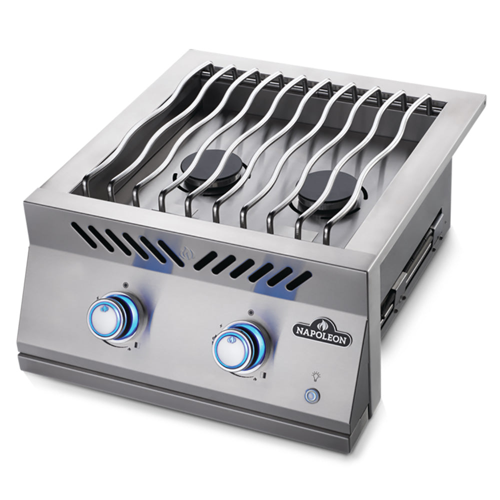 Napoleon BIB18RTSS Stainless Steel Built-In 700 Series 18-Inch Dual Range Top Burner
