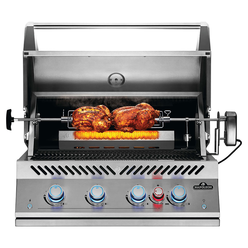 Napoleon BIG32RBSS Stainless Steel Built-In 700 Series 32-Inch Infrared Rear 4-Burner Gas Grill Head