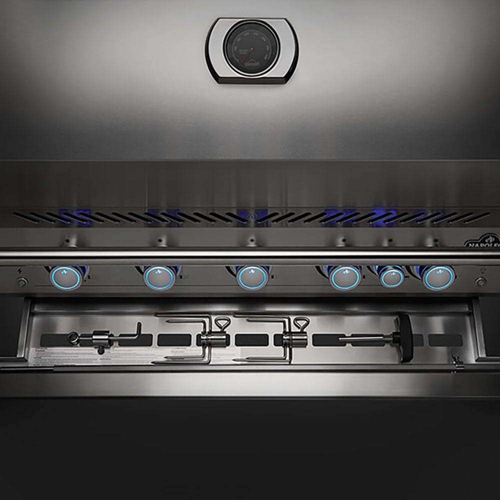 Napoleon BIG44RBSS Stainless Steel Built-In 700 Series 44-Inch Infrared Rear 6-Burner Gas Grill Head
