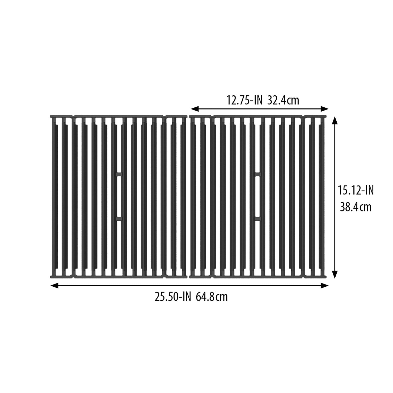 Broil King 11228 Cast Iron Cooking Grids for Crown 10/20/40/90, Signet 20/70/90 Grills