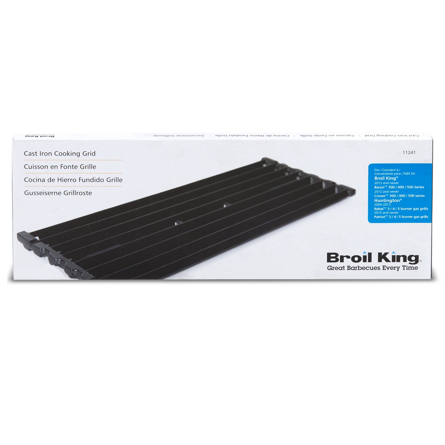Broil King 11241 Cast Iron Cooking Grids for Baron 300/400/500, Crown 300/400/500 Grills