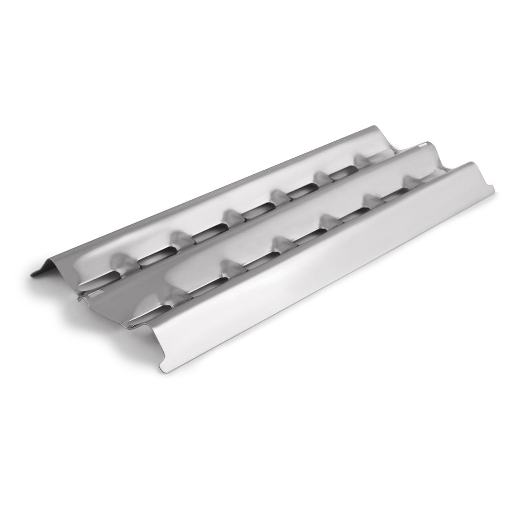 Broil King flame tamer insert, silver metal with long slot holes