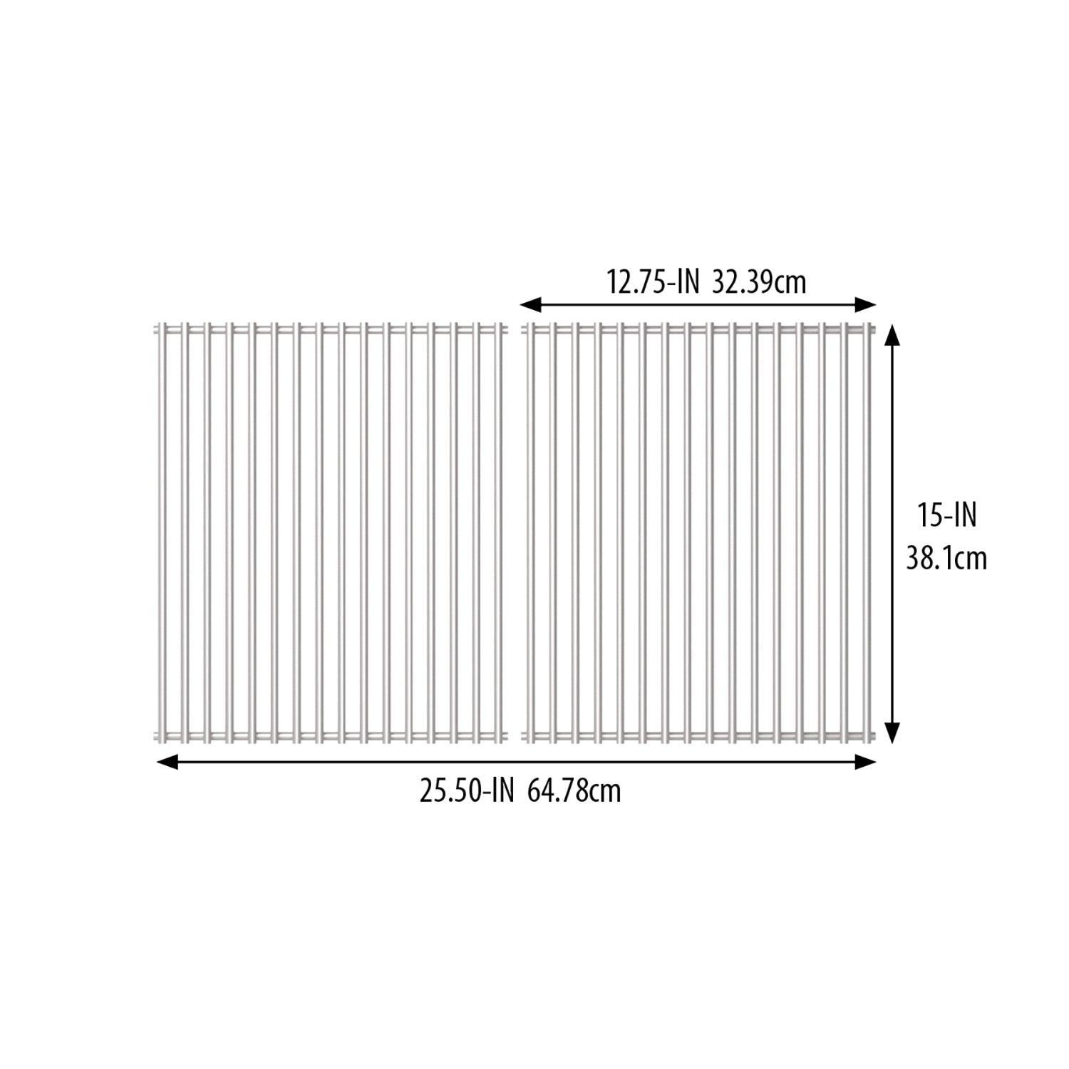 Broil King 18652 Stainless Steel Cooking Grids for Crown 10/20/40/90, Signet 20/70/90 Grills