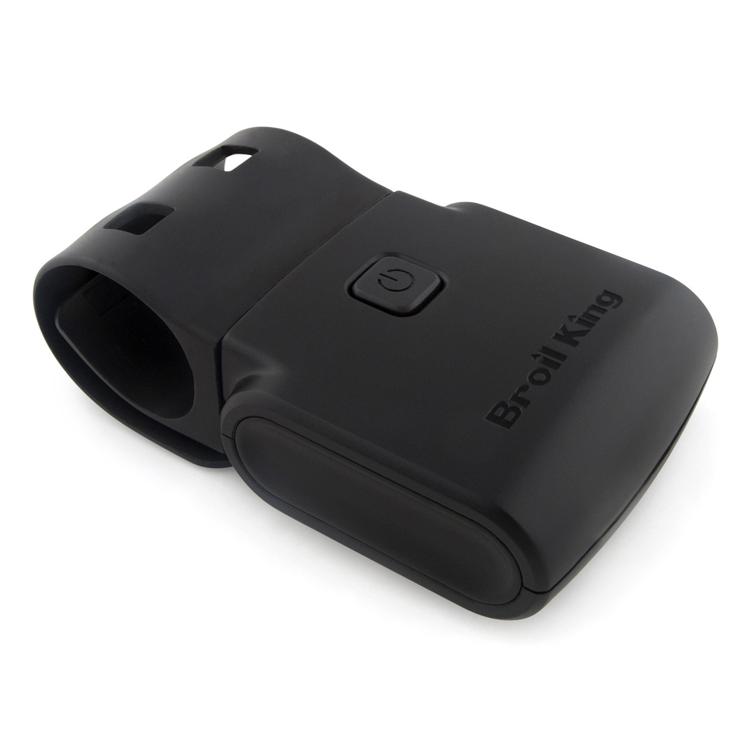 Black grill light with control button and visible brand name on the front housing