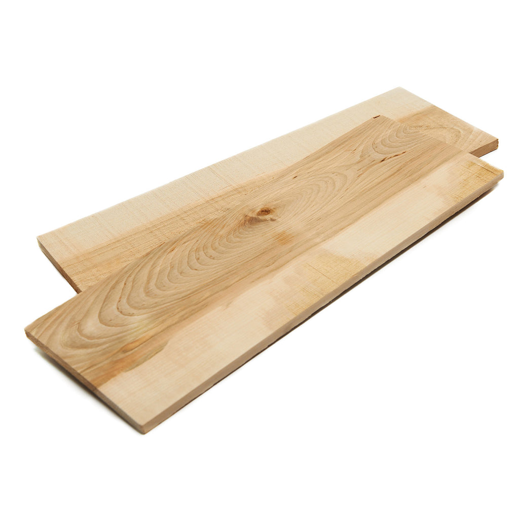 Maple grilling planks, light wood boards with visible grain