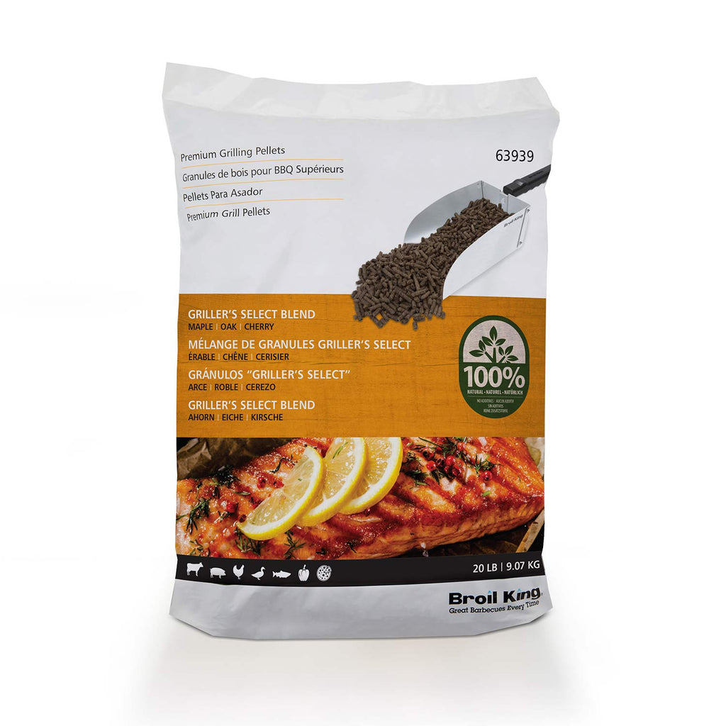 Broil King wood pellet bag, Griller’s Select Blend, 20 lb