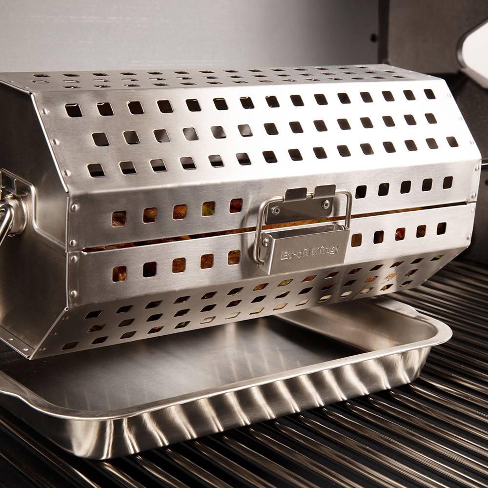Broil King 64875 Stainless Steel Rotisserie Tumble Basket