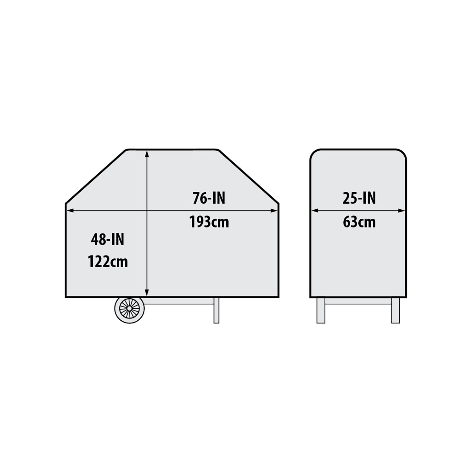 Broil King 68490 76-Inch Premium Polyester Grill Cover for Regal XL, Imperial XL Grills