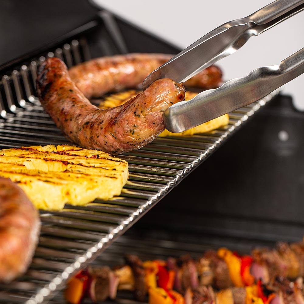 Broil King BR-S440 Baron S440 Pro Stainless Steel Infrared 4-Burner Gas Grill with Side Burner, 57-Inches