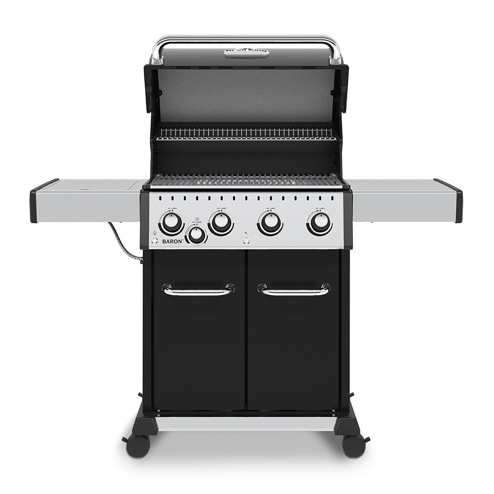 Broil King BR-440 Baron 440 Pro 4-Burner Gas Grill with Side Burner, 57-Inches