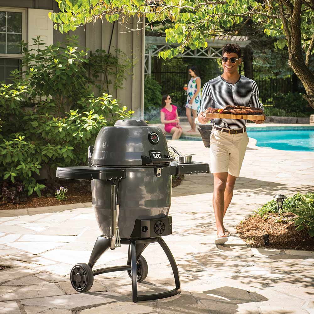Broil King 911470 Keg 5000 Charcoal Smoker, 19-Inches