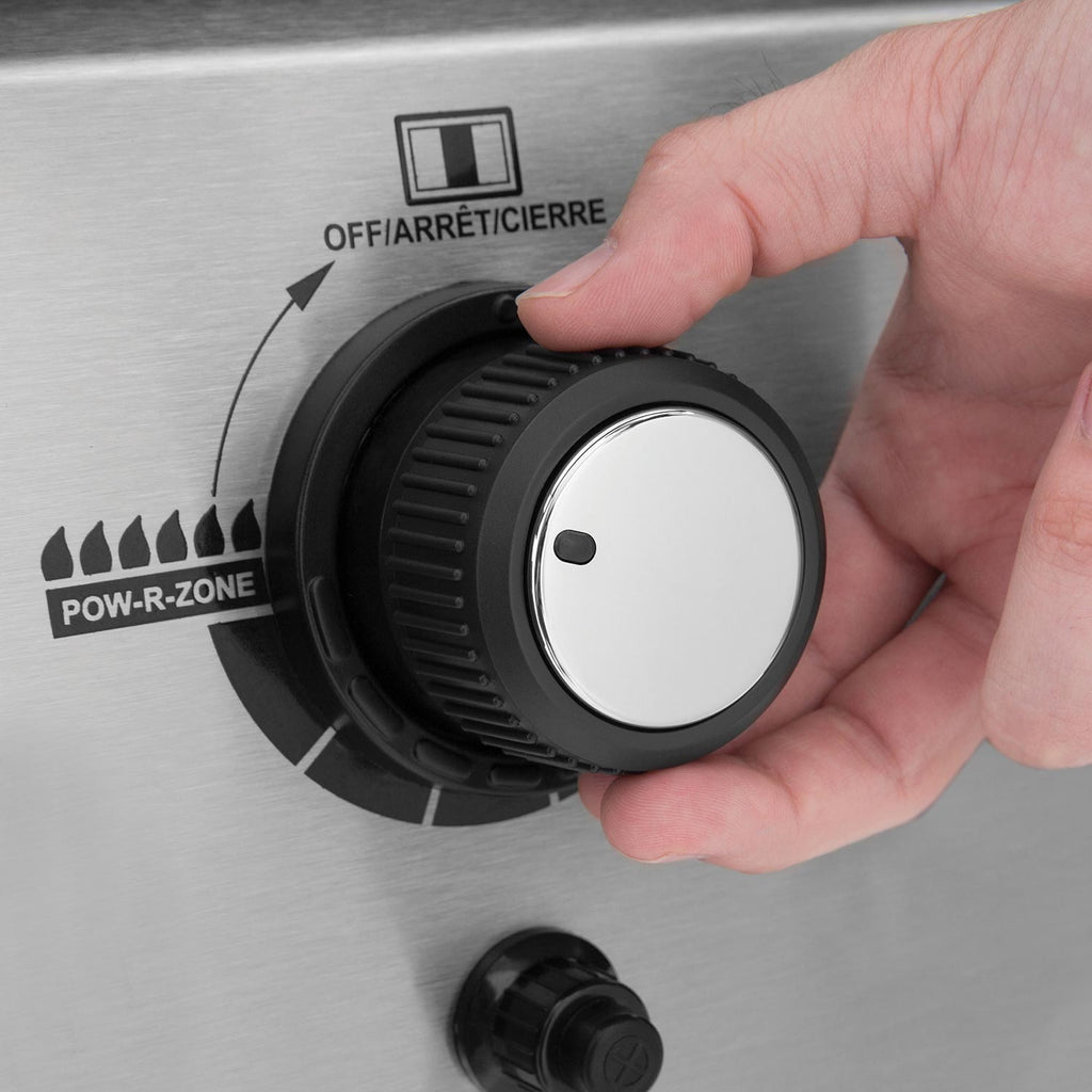 Broil King SIG-390 Signet 390 3-Burner Grill on 2-Wheel Cart with Side Burner, 25.5-Inches