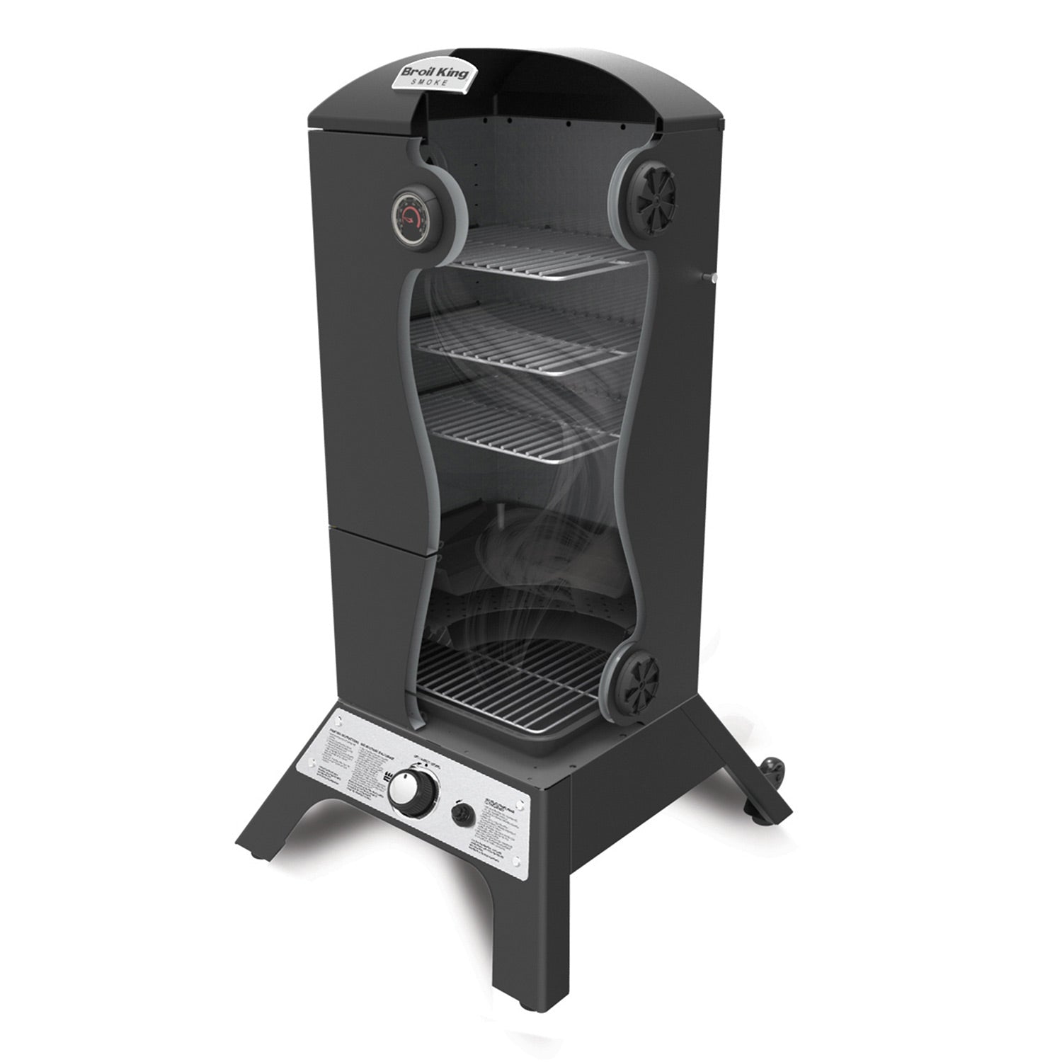 Broil King SMK-VERT Smoke Vertical Gas Smoker, 15-Inches