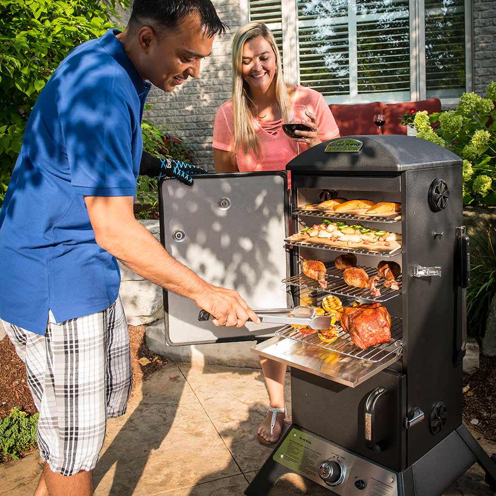 Broil King SMK-VERT Smoke Vertical Gas Smoker, 15-Inches
