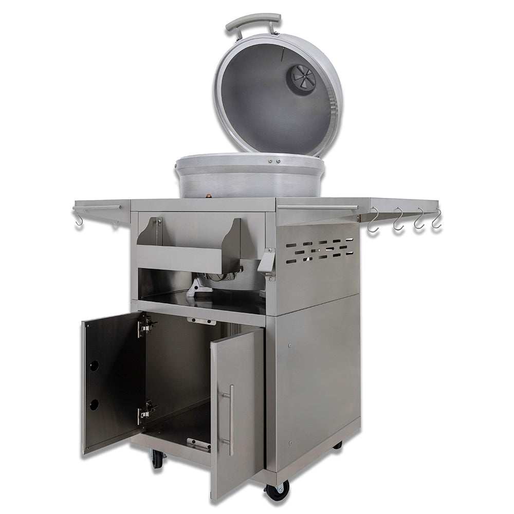Blaze Cast Aluminum Kamado Grill on Cart