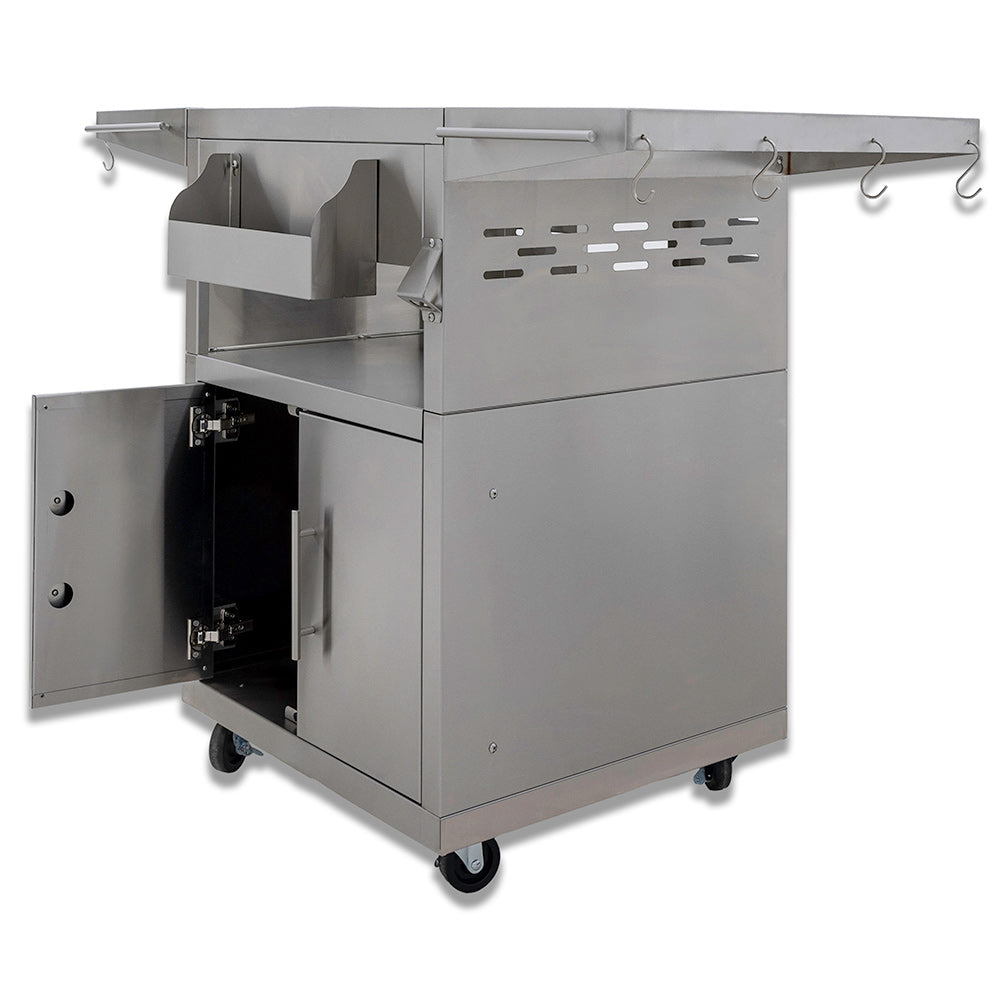 Blaze Stainless Steel Cart for 20-Inch Kamado Grill