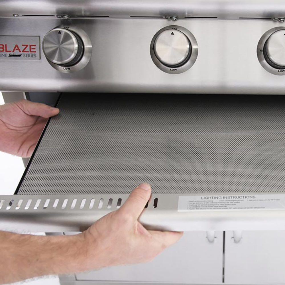 Blaze Drip Tray Flame Guard for 3-Burner Professional Gas Grill