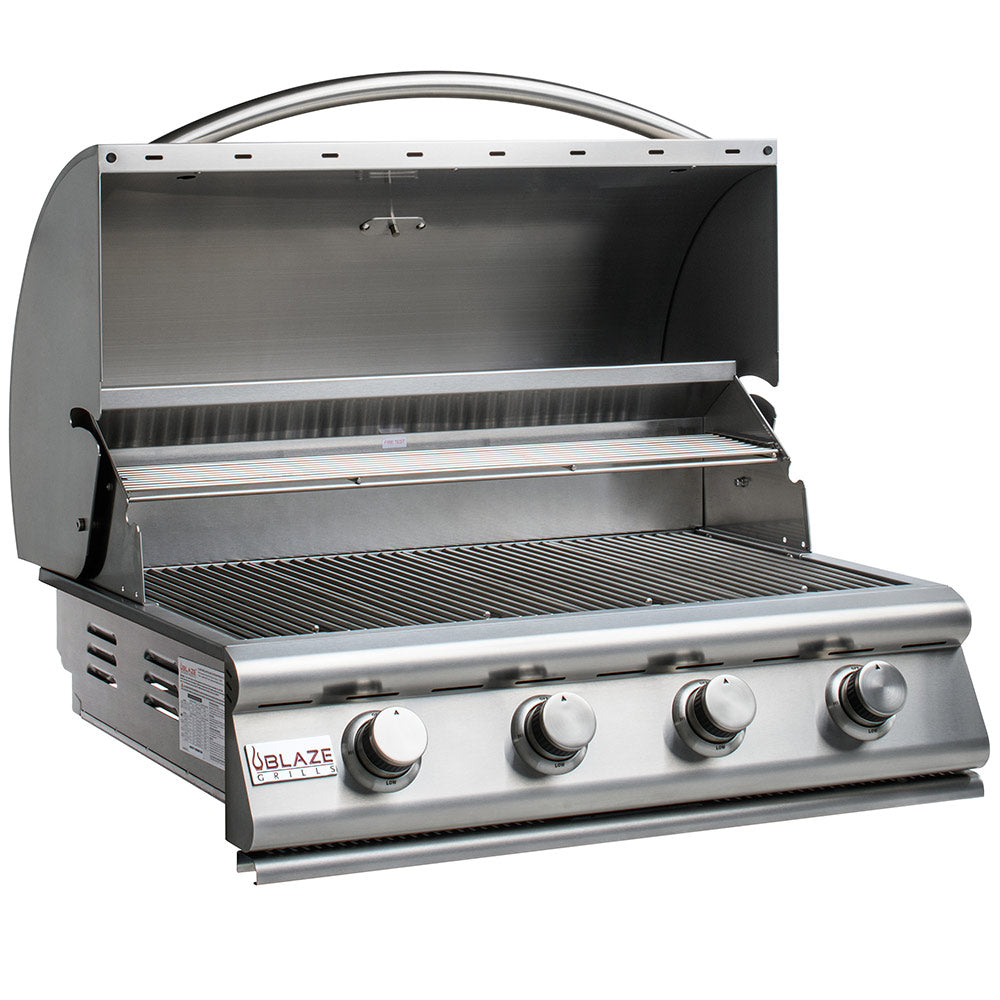 Blaze BLZ-4LBM Prelude Stainless Steel Built-In 4-Burner Gas Grill, 32-inch