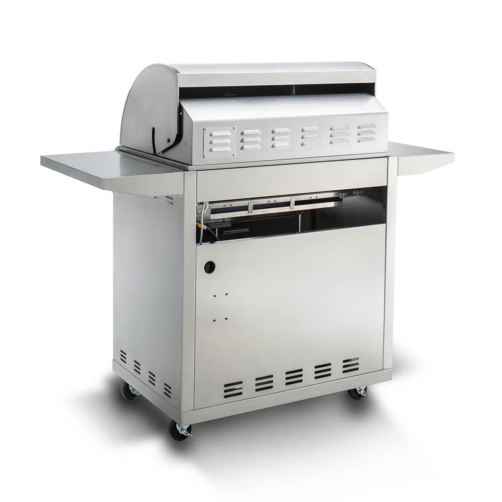 Blaze Premium LTE Freestanding 4-Burner Gas Grill, 32-Inch