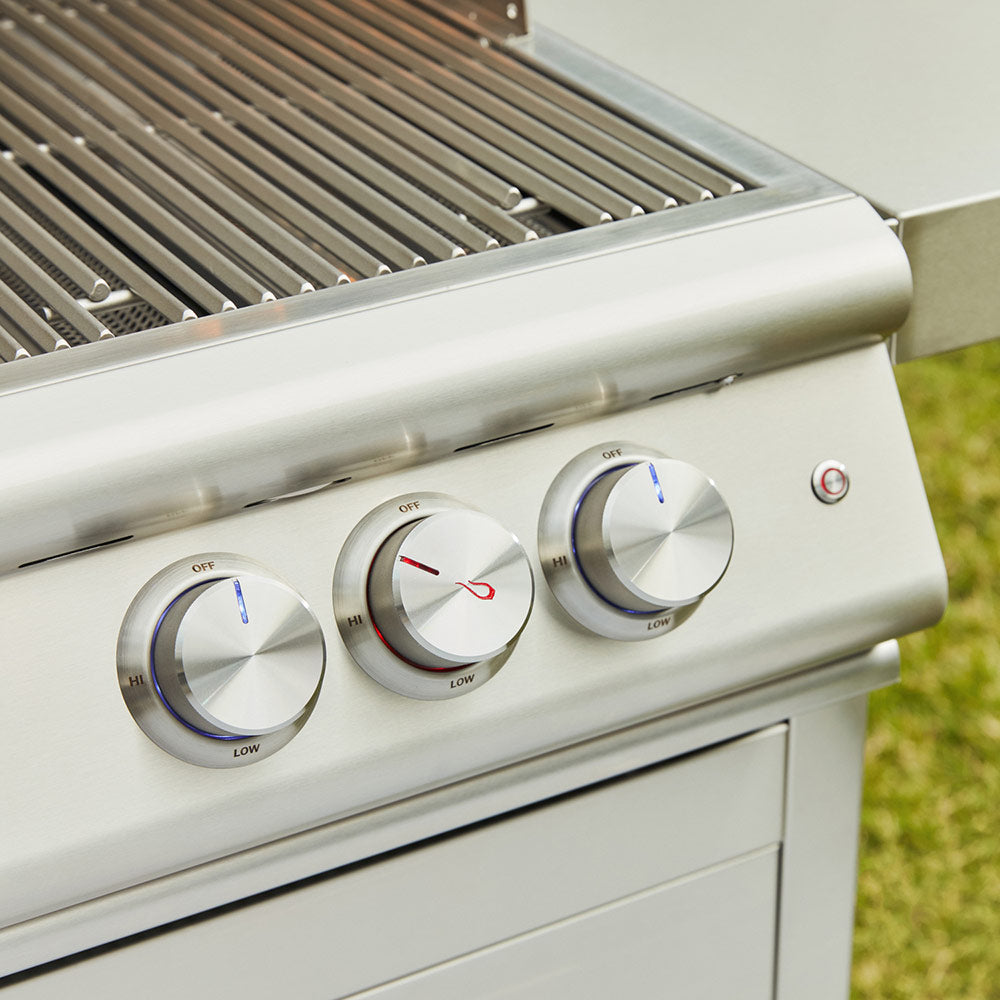 Blaze 40-Inch Gas Grill with Lights on Cart